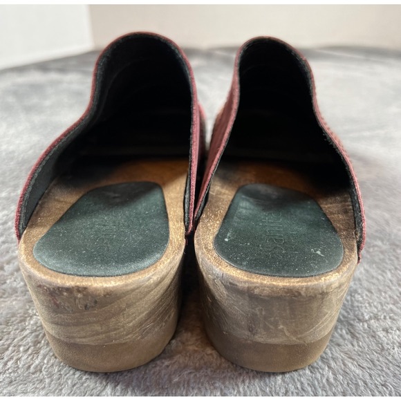 Sanita Clogs Womens EU 37 US 7 Multicolor Colorblock Slip On Mules Comfort Boho - Picture 5 of 9